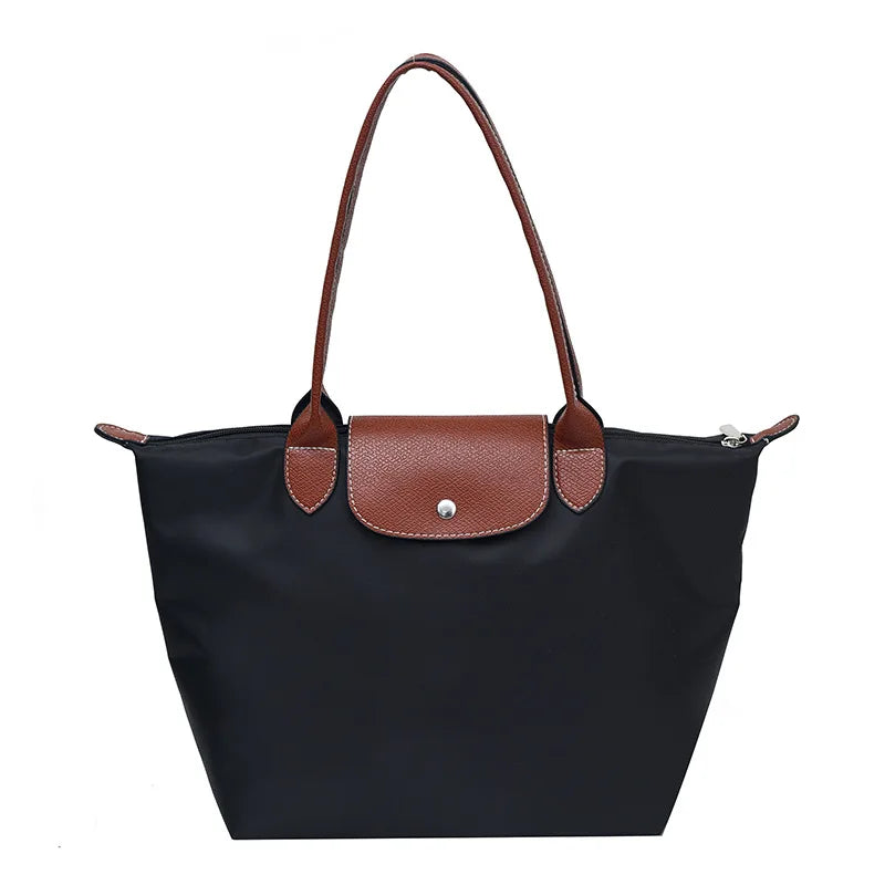 Women's shoulder bag new large-capacity tote bag armpit bag female Longxiang bag fashionable handbag