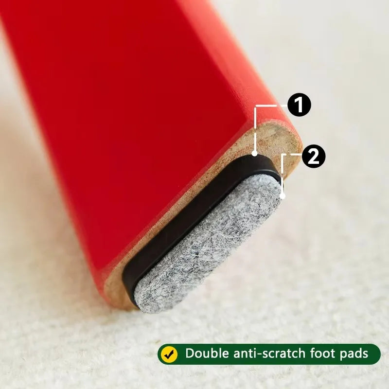 Rey Chair Nordic Beech Solid Wood Plywood Dining Stackable Vintage Curved Backrest Swiss Chair