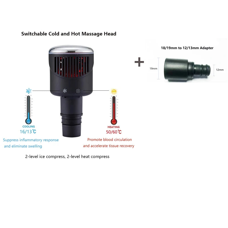 12MM  Mini Fascia Gun Massage Head  Universal Type