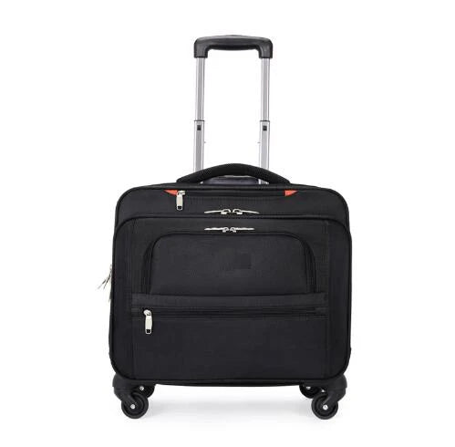 Men Business Trave Luggage Suitcase 18 inch Cabin Size Oxford Laptop Trolley bags with wheels Carry on hand luggage Suitcase bag