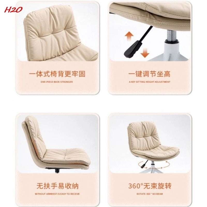 Modern Simple Style Home Office Chair Small Beautiful Desk Chair Students Comfortable Sedentary Computer Lounge Chair News