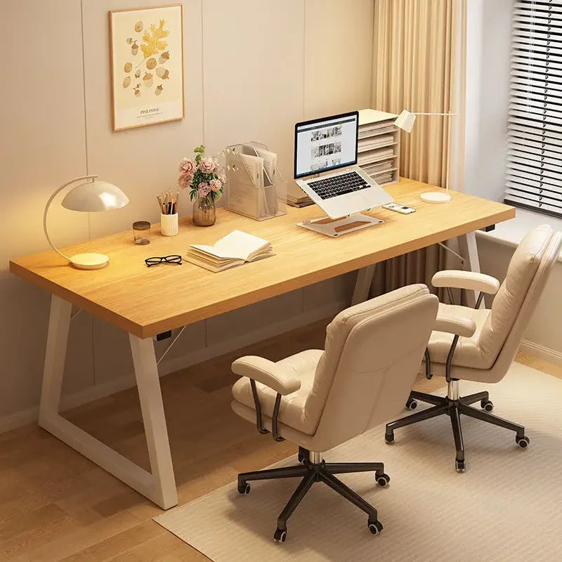 Home Computer Desk Desktop Desk Student Home E-sports Table Bedroom Simple Bookshelf Table Long Desk Workbench