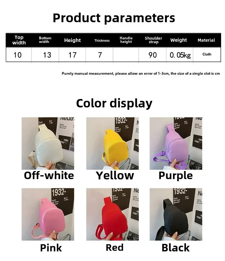 New Kids Chest Bag KPop Demon Hunters Printed Lightweight Single Shoulder Crossbody Bag Hot Movie Children Girl Boy Chest Bag