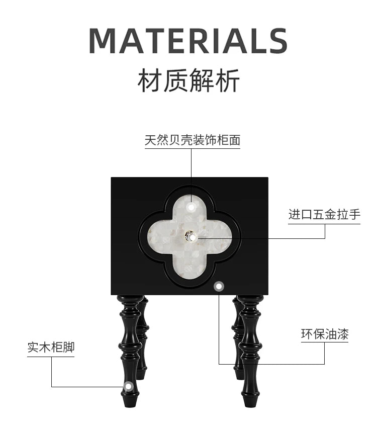 Premium Aesthetic Nightstand Modern Minimalist Classic Nordic Nightstand Drawer Trendy Mesa De Cabeceira Bedroom Furniture