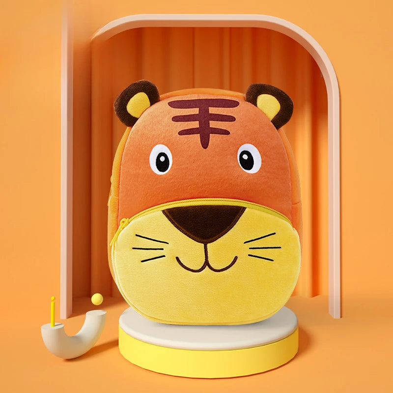 Popular Plush Backpack for Kindergarten Boys and Girls Children's Backpack for Babies Anti Lost Backpack for Babies Super Cute