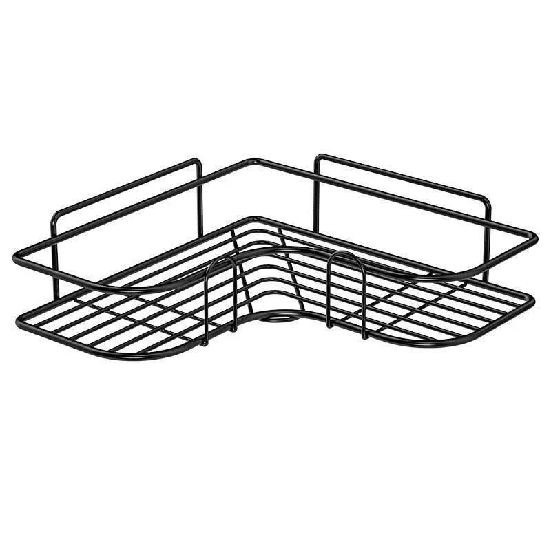 Bathroom Shelf Shampoo Storage Rack Holder Kitchen No Punching Triangle Storage Rack Bathroom Accessories