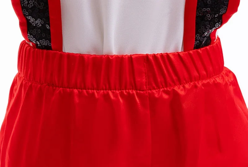 Baby Clothes Mickey Cosplay Costume New Year Costumes Kids Girl Boy Backband Pants Set Stage Performance Christmas Dress 3PCS