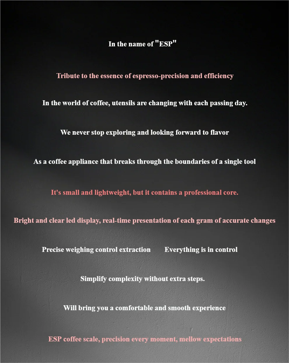 MHW-3BOMBER ESP Coffee Scale Precision Efficiency Lightweight Convenience All-Scenario Indoor & Outdoor Professional Scale