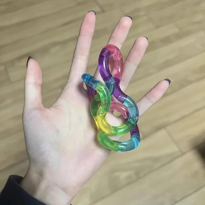 Deformable Rope Fun and Educational Fidget Toy Deformation Rope Knot Stress Relieving Toy Funny Gift for Kid Juguetes Antiestrés