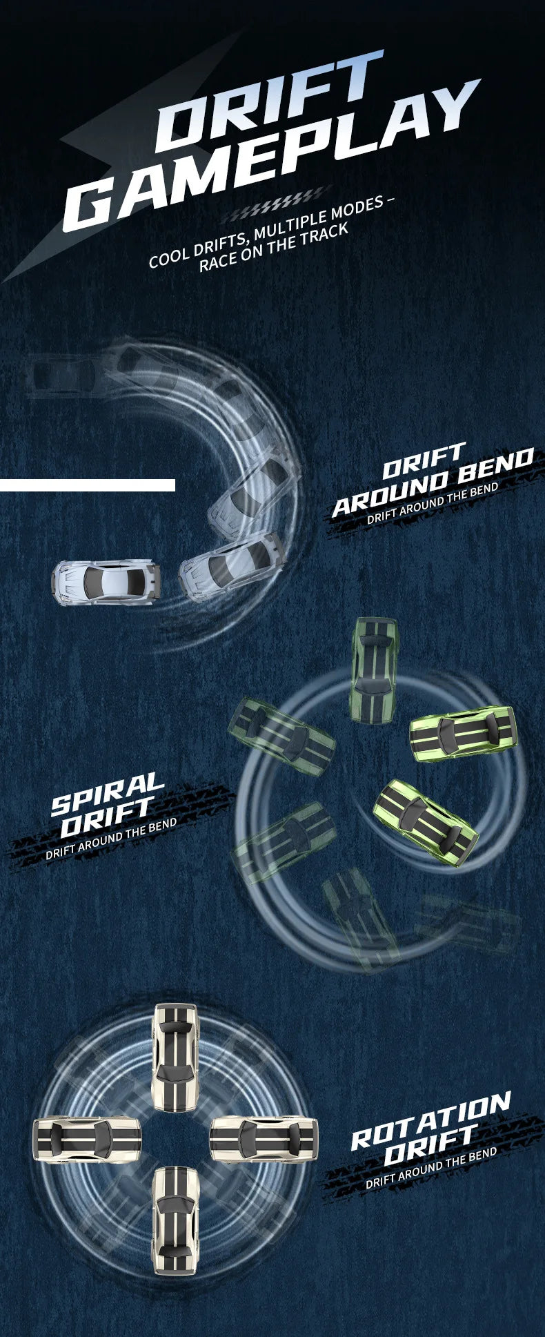 1:64 Remote Control Car 2.4G Mini Radio Control Drift Stunt Car 4WD Desktop Racing Vehicle Model Boy Toy Kid Birthday Gifts