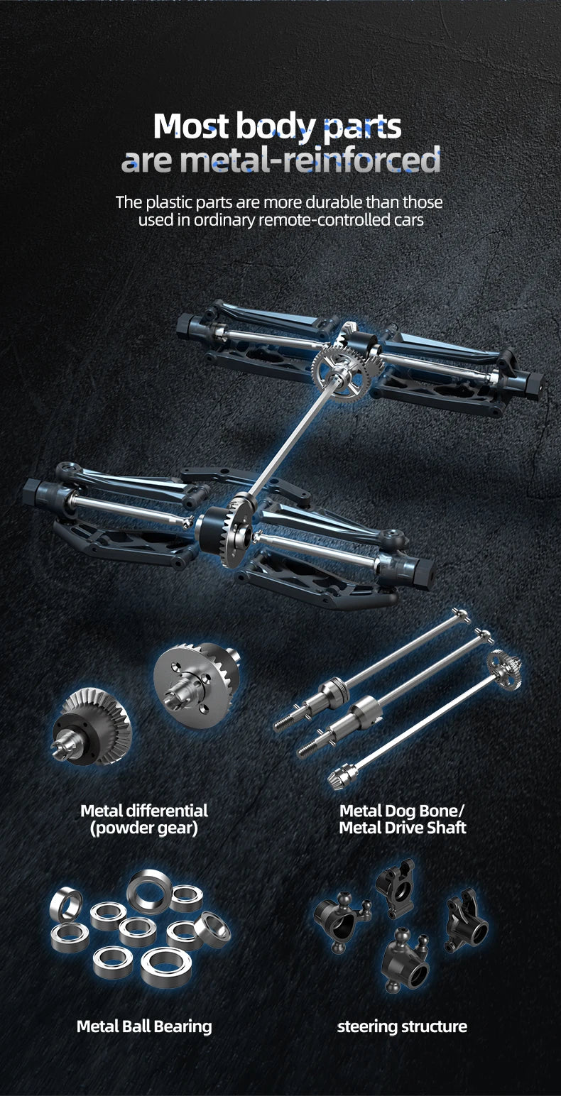 S911PRO 1:16 4WD RC Car 70KM/H or 50KM/H Remote Control Cars High Speed Drift Brushless Monster Truck For Kids VS Wltoys 144001