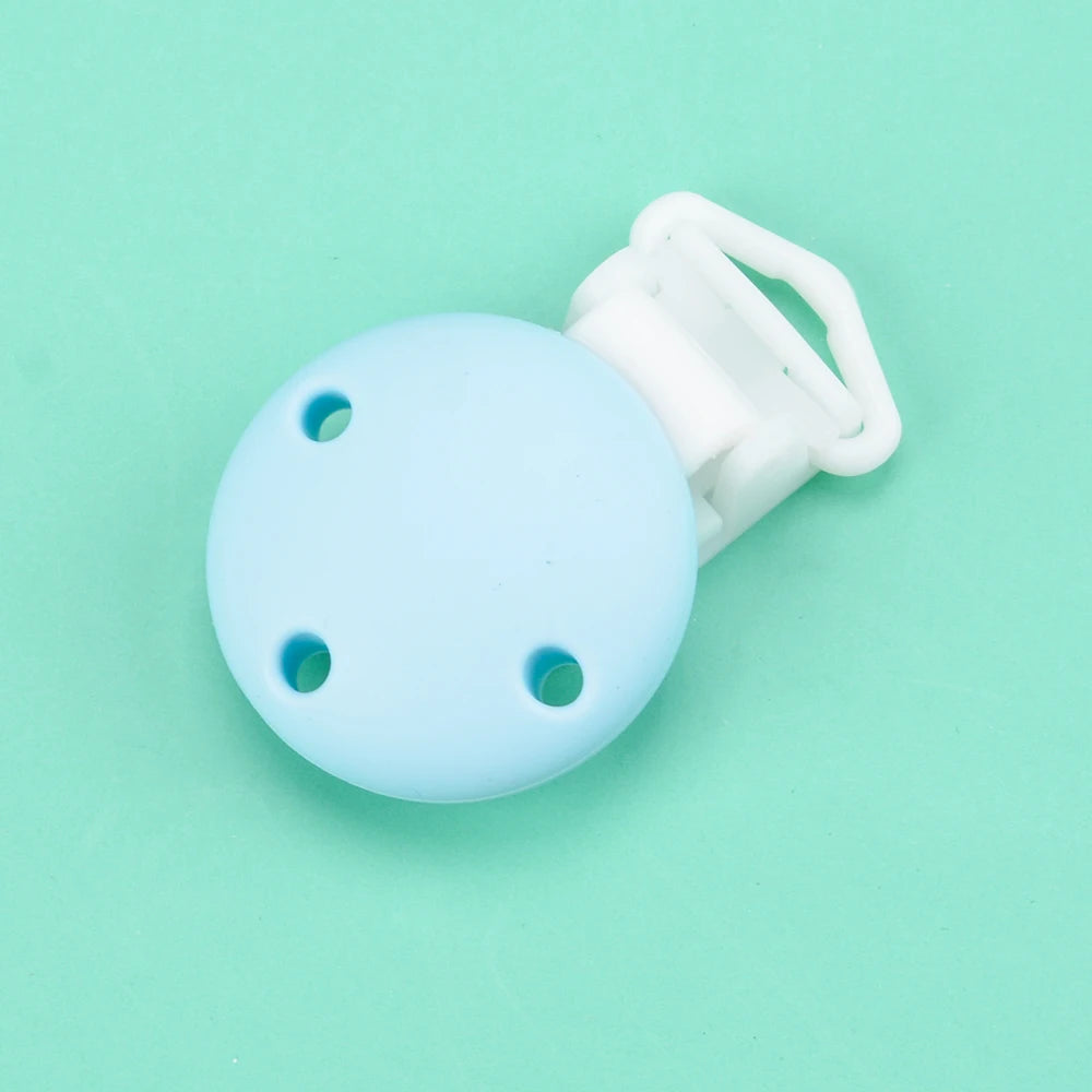 Lofca Silicone Clip 5 PCS Baby Pacifiers for DIY Pacifier Chain Nursing Teething Baby Gifts Food Grade Free BPA Baby