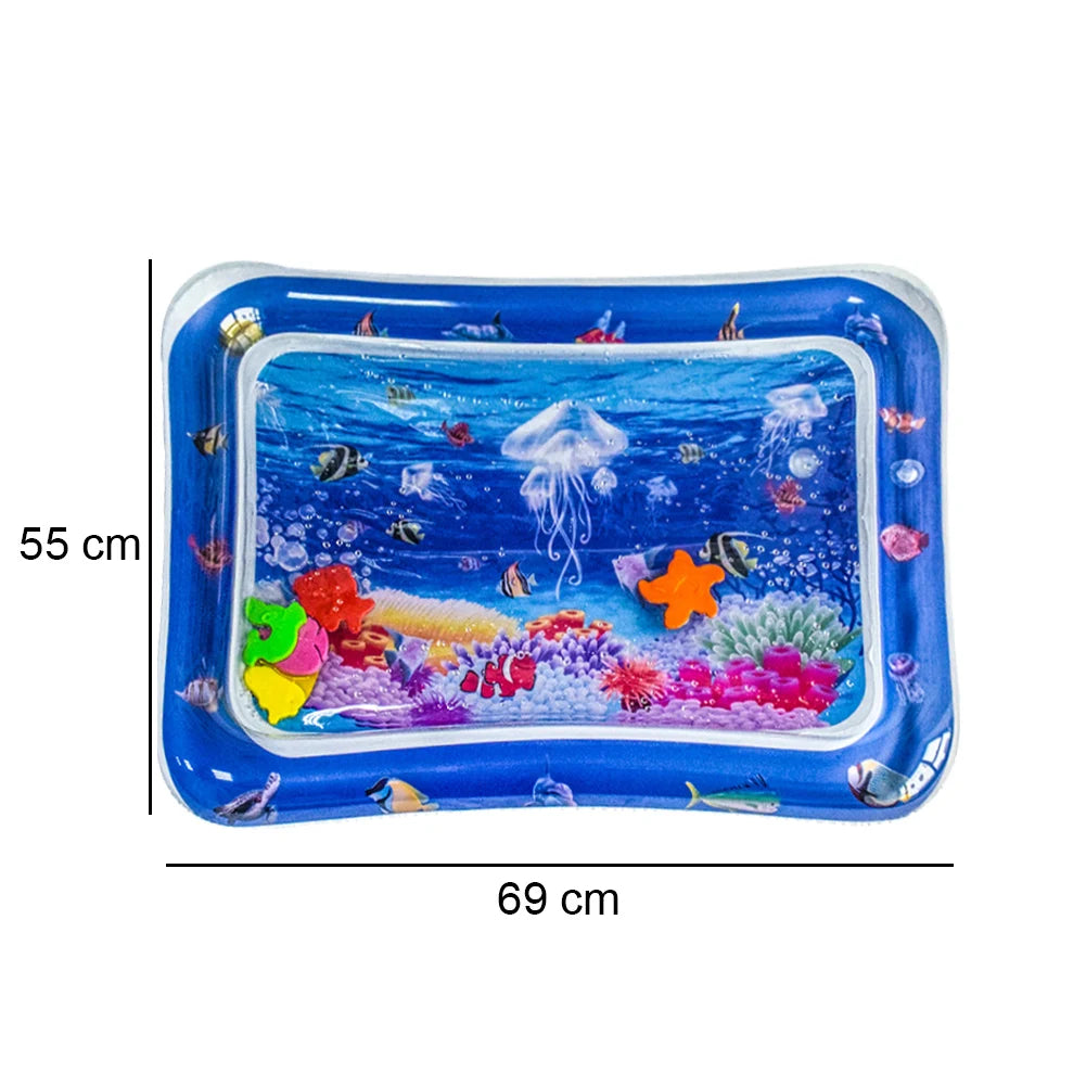 Baby Water Play Mat Inflatable Toys Children's Mat Kids Thicken PVC Playmat Toddler Activity Play Center Water Mat for Babies