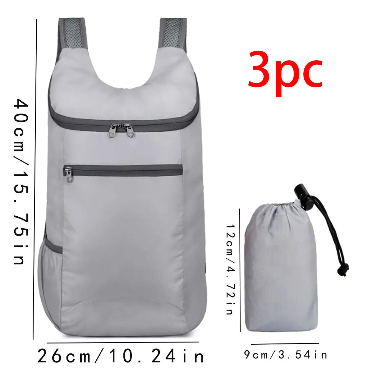 1pc Weekend Travel Bag, Foldable Waterproof Tear-resistant Lightweight Backpack, Large Capacity Travel Business Backpack, Sports