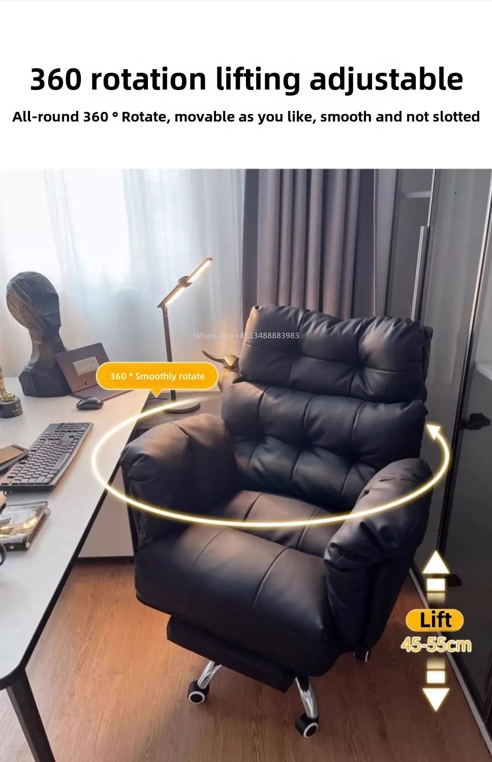 Boss Chair, Office, Computer, Reclining, Home, Comfortable, Sedentary, Office, Business, Sofa, Study