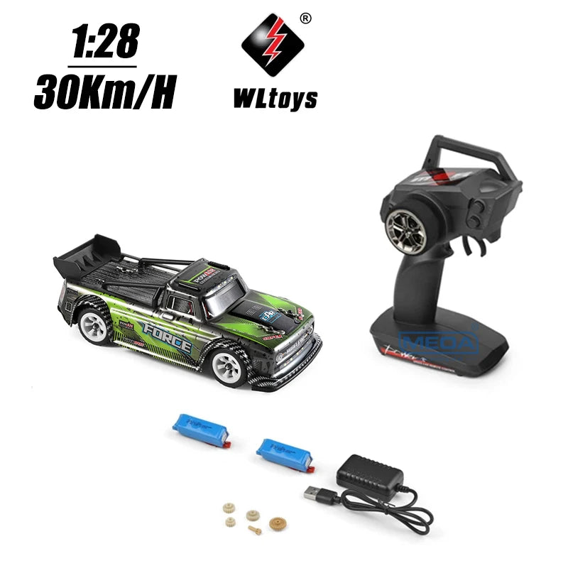 Wltoys K989 K969 284131 Upgrade LCD Version 4WD 1/28 RC High Speed Racing Mosquito 2.4GHz Off-Road RTR Rally Drift Car