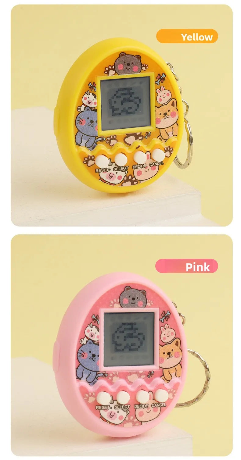 Electronic Pets Kids Game Toys Mini Handheld Game Console Virtual Tamagotchi For Kids Pixel Screen Game Machine Children's Toys