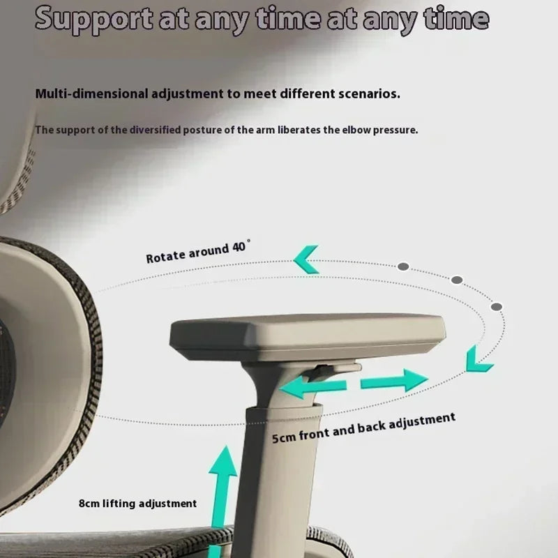 Ergonomic Chair 3D Headrest Armchair Gaming Chairs Computer Recliner Relaxing Massage Silla De Escritorio Office Furniture