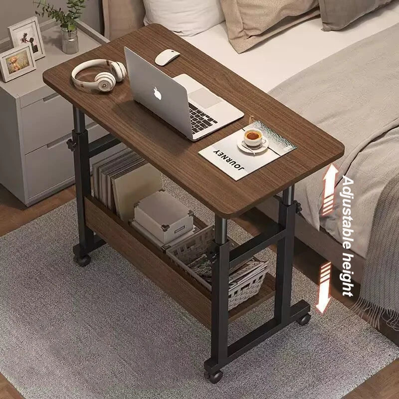 Simple Laptop Desk Lazy Bed Desk Learning Simple Small Table Learning Table Movable Bedside Adjustable Portable Laptop table