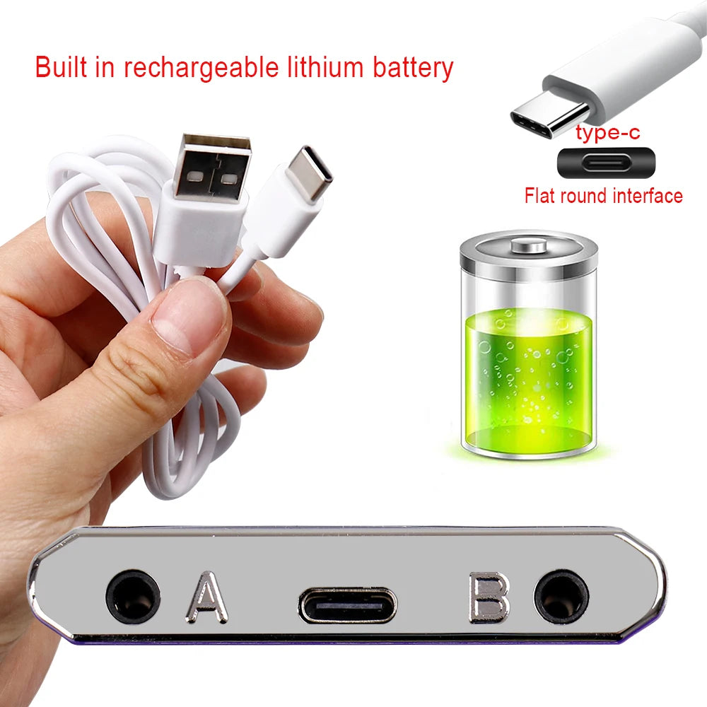 24 Modes Tens Unit Machine with 4 Electrode Pads for Pain Relief Pulse Massage EMS Muscle Stimulator Pain Relief Massage Relax