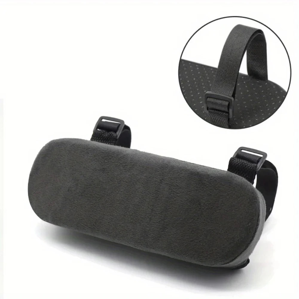 Memory Foam Armrest Pads for Office Chair Elbow Support Cushion for Arm Pressure Relief, Universal Fit Covers for Desk Chairs