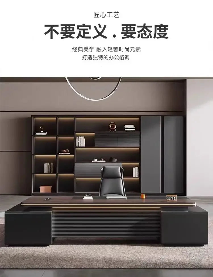 modernOfficedesk desktop table Furniture Standing l shaped gamingdesk computer gamer cabinets executive desk Work Desk Organizer