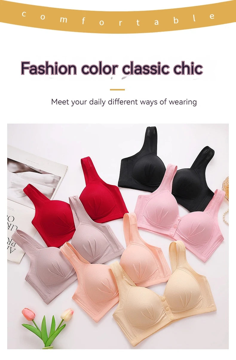 Maternity Bra Wire Free Front Closure Breastfeeding Nursing Bra Pregnant Women Sleeping Bras Gorge Allaitement