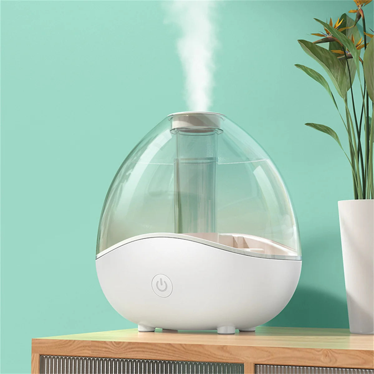 1500ML/50.73oz  Air Humidifiers Large Capacity 360 Rotation Nozzle，Auto-Shut Off, USB Humidifier With 7-Colors Night Lights
