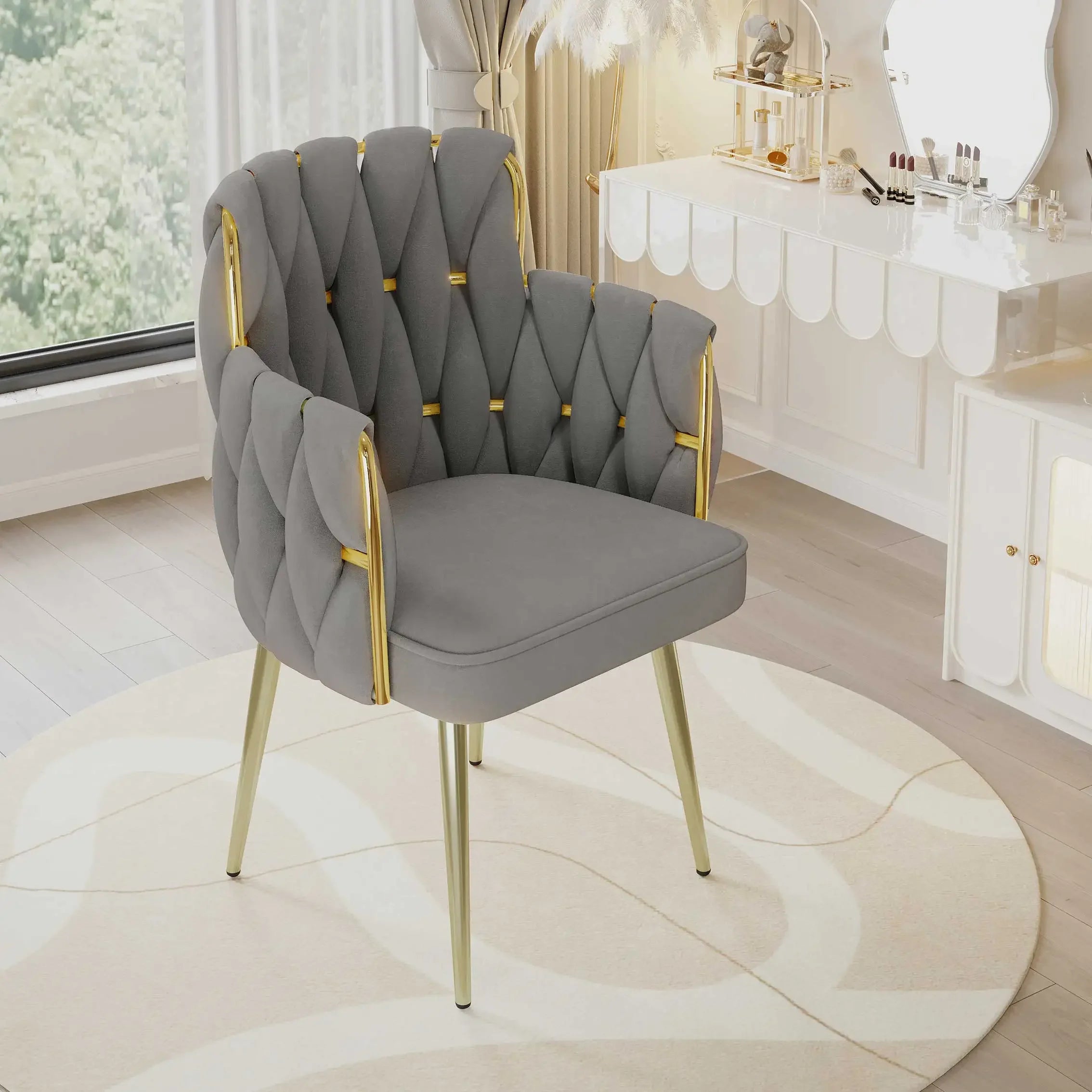 Study Throne Office Chair Vanity Modern Ergonomic Luxury Nordic Office Chair Designer Relaxing Sillas De Oficina Salon Furniture