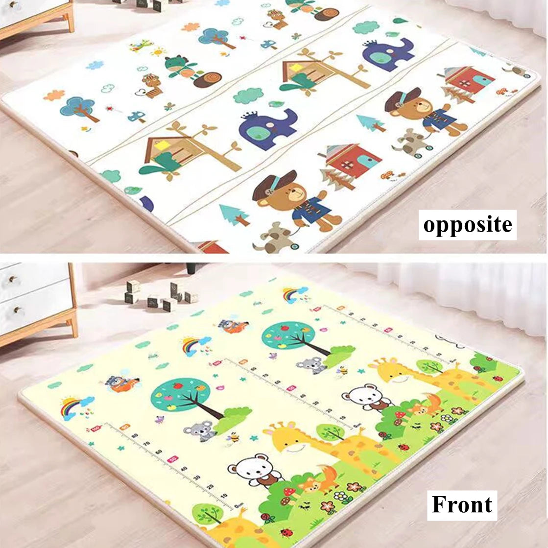 200x180/180x150/180x120cm Play Mat for Children's Thick Safety Mat Friendly Crawling Play Mats Folding Mat Carpet Rug Playmat