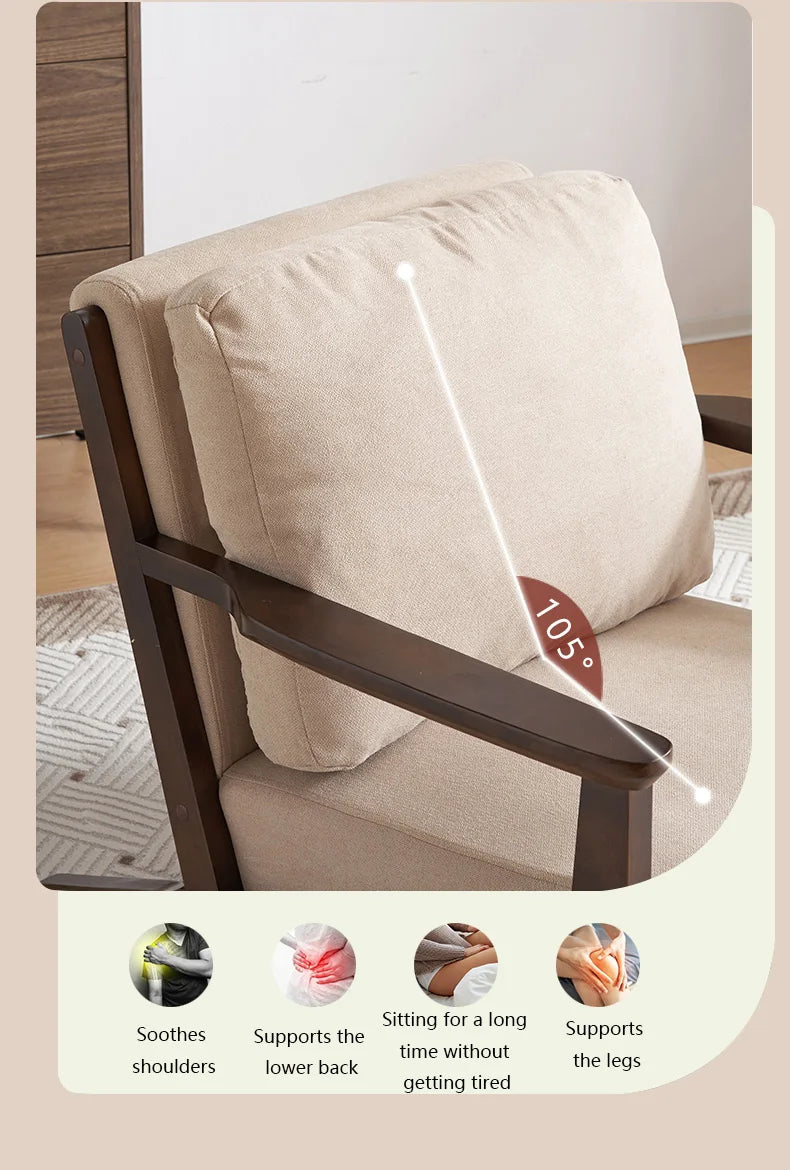 Computer Armchair Chair Relax Nordic Furniture Living Hotel Chairs Comfortable Replica Design One Person Stole Curly Dresser