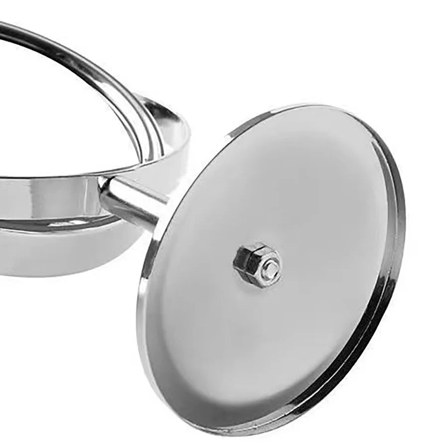 Makeup Mirror Portable Makeup Mirror Double sided Metal 3-inch 4-inch Round/Oval/1:2 Magnifying Mirror Face Rotating Mirror