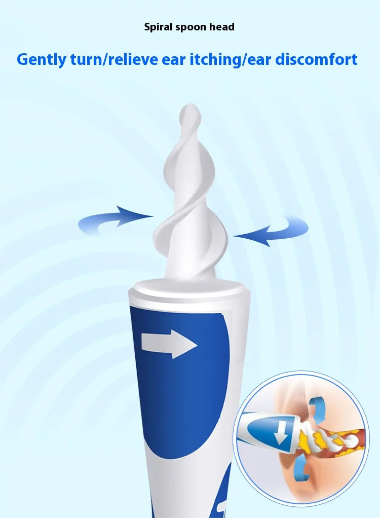 Ear Wax Remover Tool Ear Cleaner With Soft Silicone 16 Replacement Tips Simply To Grab Extract Earwax