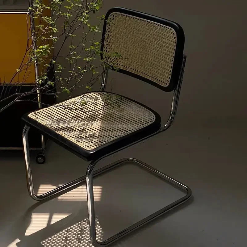 Kitchen Rattan Nordic Dining Chair Cesca Wooden Salon Design Ergonomic Dining Chair Modern Luxury Cadeira Home Furniture WK50DC