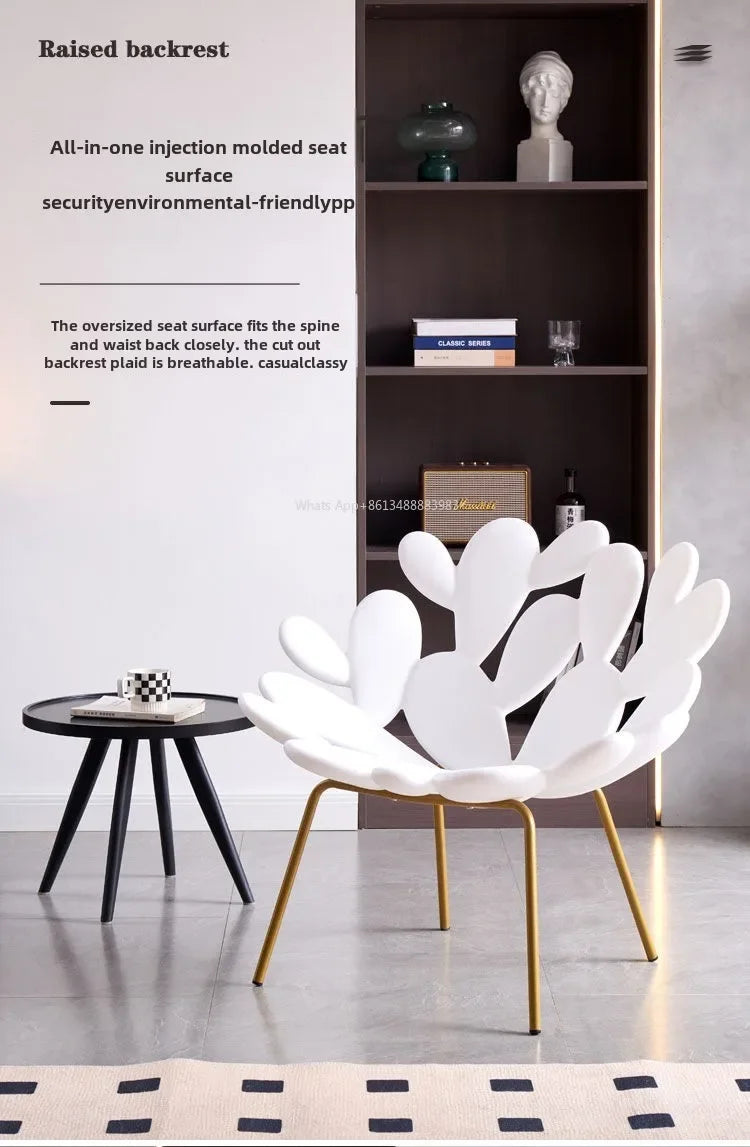 Internet Celebrity Cactus Chair  Leisure  Sofa  Modern Creative Light Luxury  Bed and Breakfast Living Room Balcony Outdoor