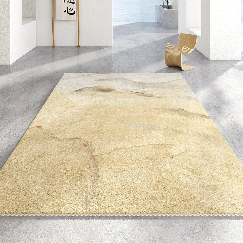 Light Luxury Bedroom Decor Irregular Carpet Large Area Carpets for Living Room Washable Lounge Soft Floor Mat Home Anti-slip Rug