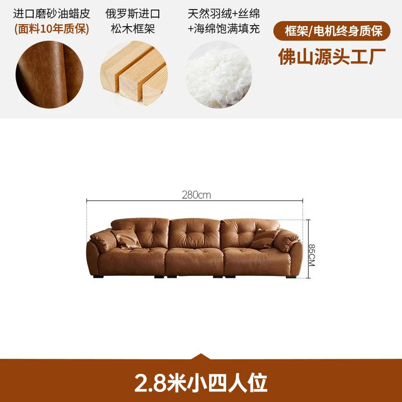 Luxury Loveseat Electric Sofa Strong Full Size Brown Lazy Recliner Chair Lounges Sleeper Designer Woonkamerbanken Furniture