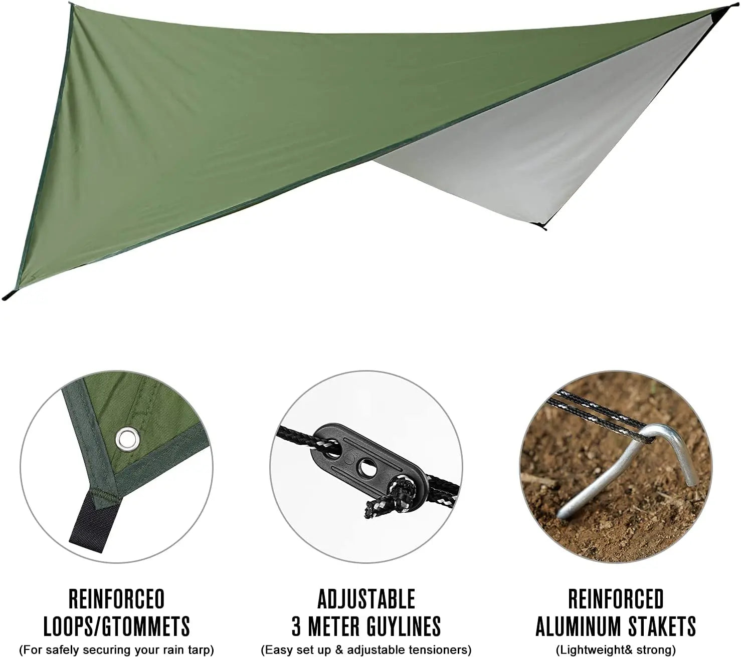 Camping Hammock with Mosquito Net and Rain Fly Tarp,hammock chair swing chair outdoor for Backpacking, Survival,Travel