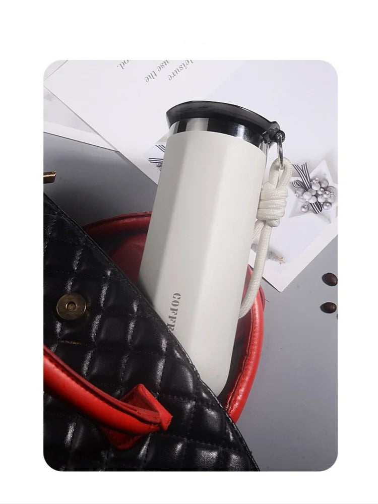 Thermal Mug 304 Stainless Steel Insulated Water Cup Business Office Portable Cold Coffee Cup Gift Cup Leakproof Travle Drinkware