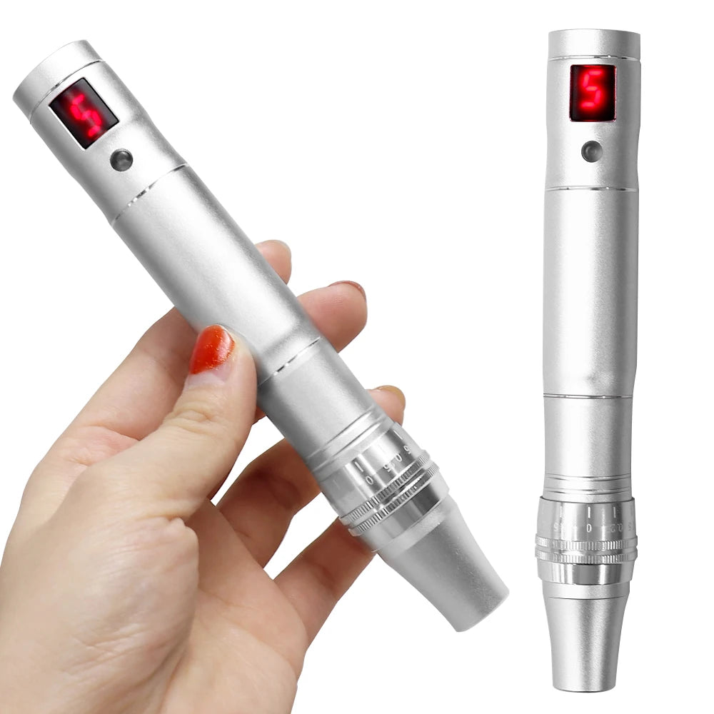 Electric Dr.imp Pen Wireless Dermapen Beuty Care Machine Mute Derma Pen Needle Cartridge Microneedling Tips Nano Micro Needles
