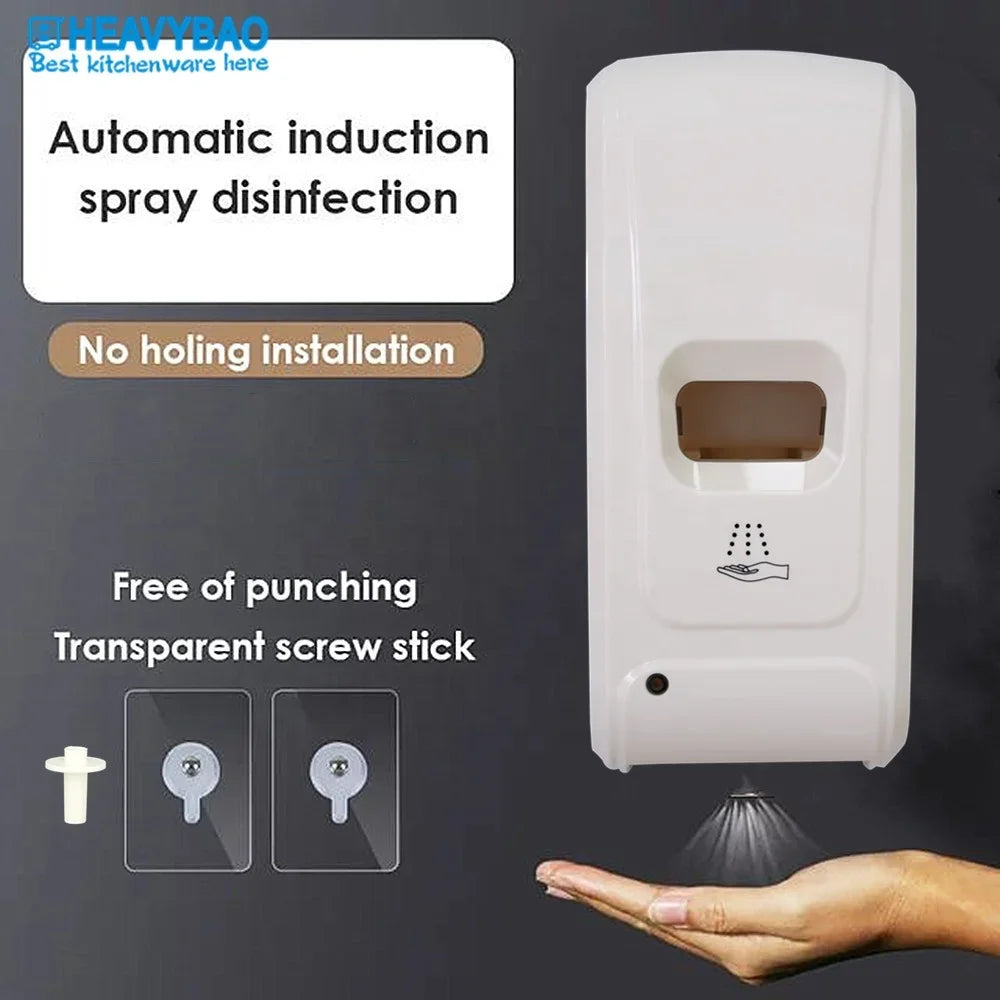 Hand Washing MachineHeavybao Wall Mounted Electric Smart Sensor Auto Touchless Alcohol Gel Soap Dispenser Automatic Liquid Hand