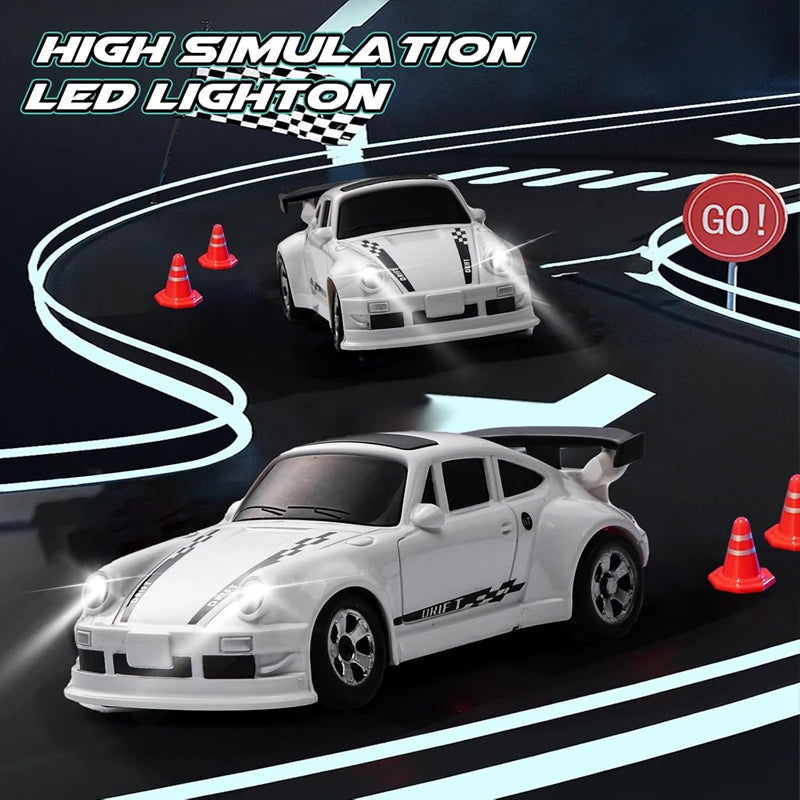 1/64 2.4G High speed Drift Rc Car 4WD Remote Control Car Four Wheel Drive Radio Controlled Mini RTR Racing Model Boy Toy Gift
