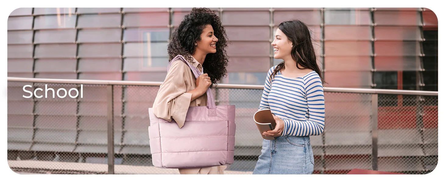 BAGSMART Women's Bag Large Capacity Solid Color Tote Bag Versatile Handbag for Commuter Work Student Class Shopping bag