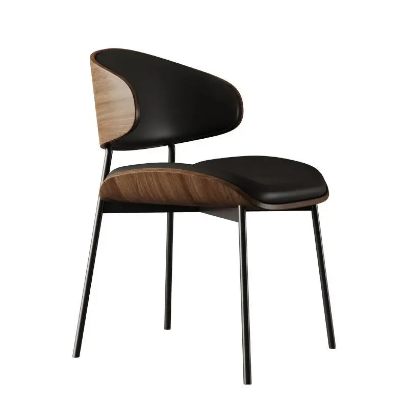 Living Room Dining Chairs Leather Chair Soft Modern Cafe Home Nordic Chaises salle manger luxury Minimalist Home Furniture