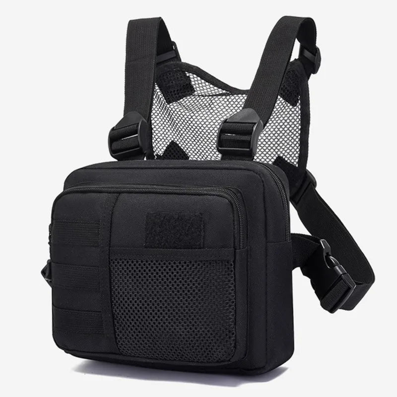 Multi-function Tactical Vest Unisex Chest Rig Bag Fashion Men's Hip-hop Streetwear Chest Bags Waterproof Oxford Sport Backpack