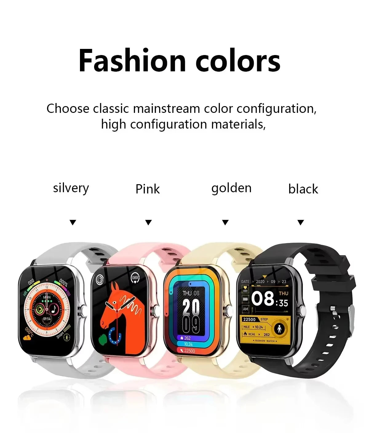 Xiaomi NEW Smart Watch Women Men Lady Gift Sport Fitness Watches Heart Rate Monitor Waterproof Smartwatch For Phones Android IOS