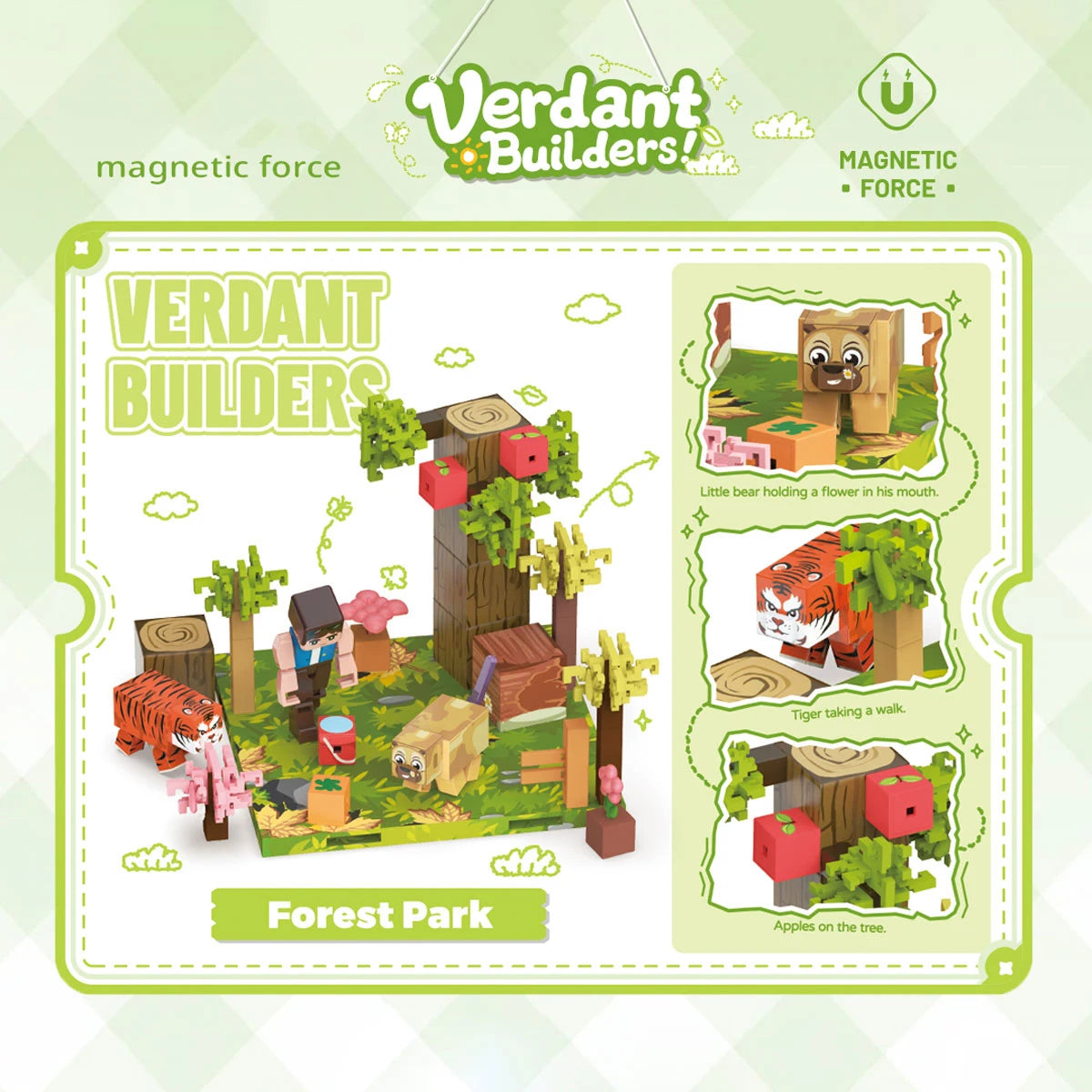 3D My Magnetic Building Blocks, DIY Learning Building Space Reasoning Toys, Birthday Gifts for Children over 6 Years Old