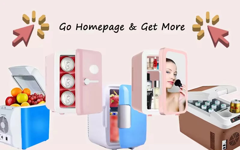 Mini Refrigerator for Cosmetics, Holds 4L Portable Fridge Cooler for Skincare,Cars, Offices,Dormitories Makeup Cooler