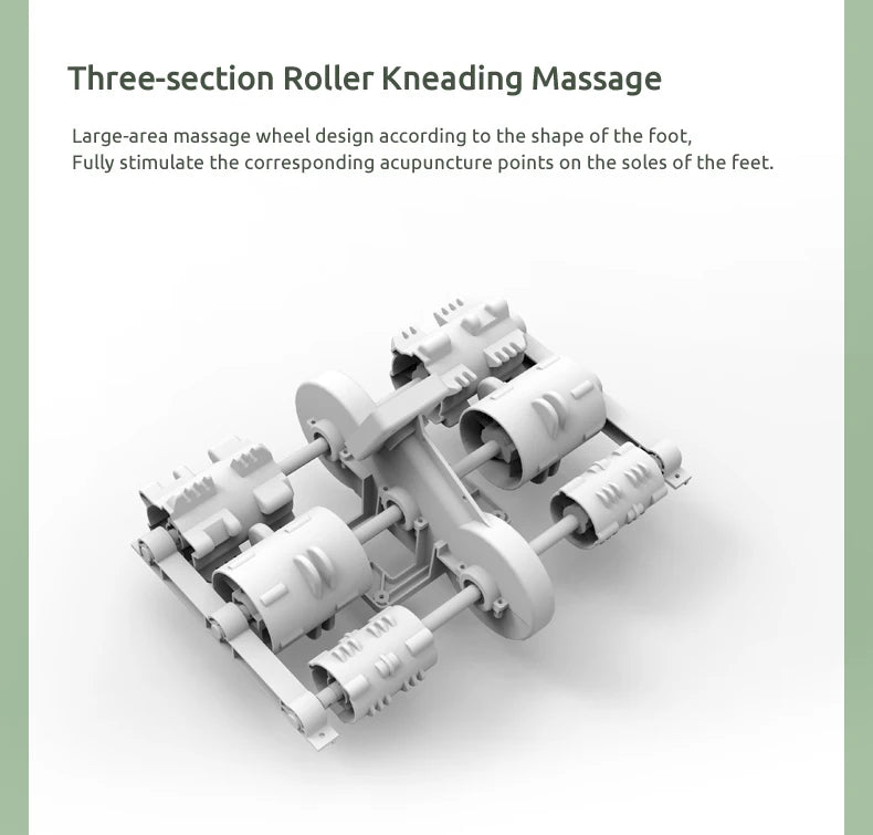 MARESE Electric Calf and Foot Massage Machine Vibration Shiatsu Air Compression Heat Rolling Kneading Leg Beauty Massager K16