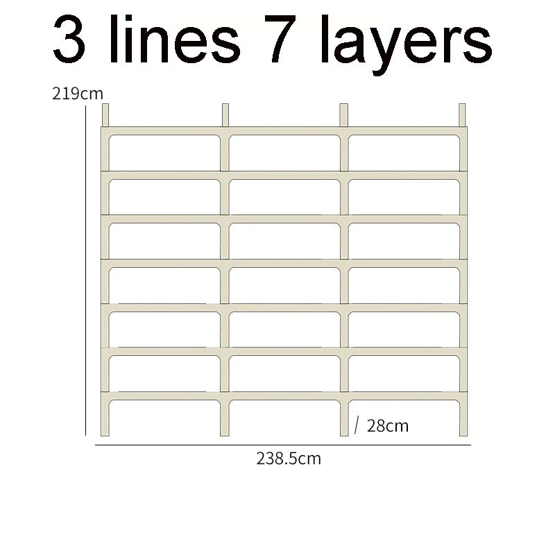 Module Modular DIY Furniture Storage Shelf Bookrack Bookshelf Bookcase Plastic ABS Customized Size Cabinet Multi-function